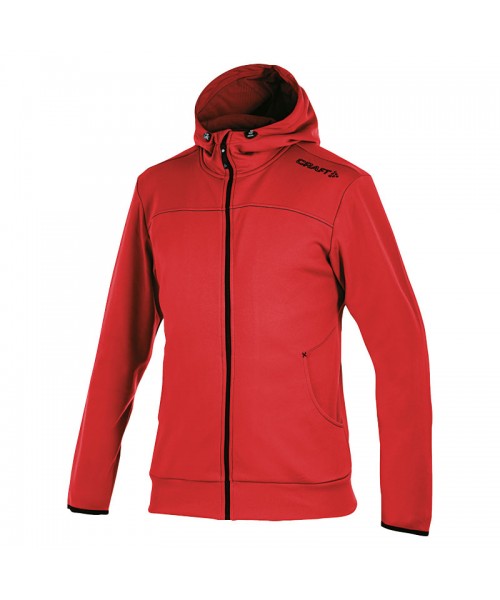 Plain full zip hood Leisure CRAFT 195 GSM